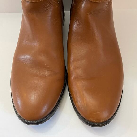 Vince Camuto VC Signature Cognac Tan Riding Boots - Picture 3 of 9